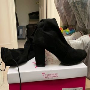 Chinese Laundry Over the knee suede boot